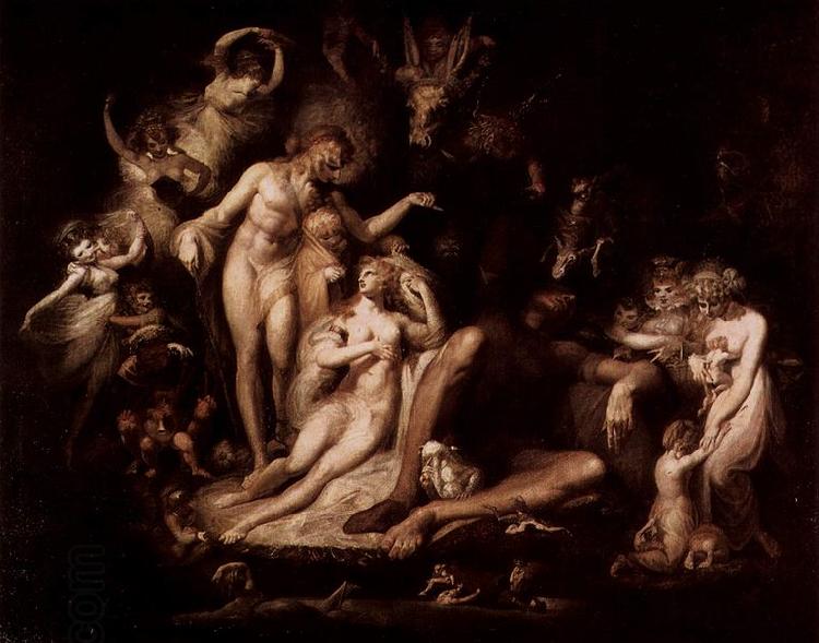 Johann Heinrich Fuseli The Awakening of the Fairy Queen Titania oil painting picture
